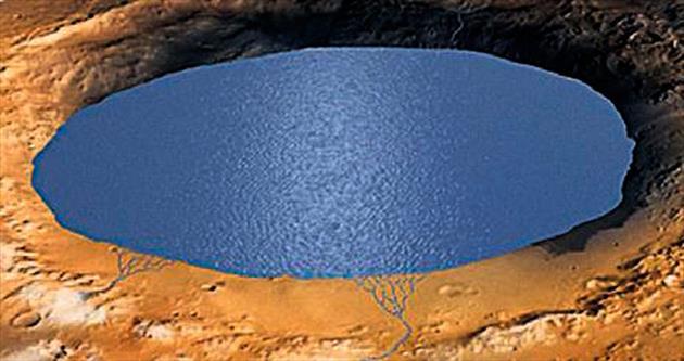 Mars’ta kurumuş bir göl bulundu