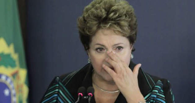 Brezilya Başkanı Roussef böyle ağladı!