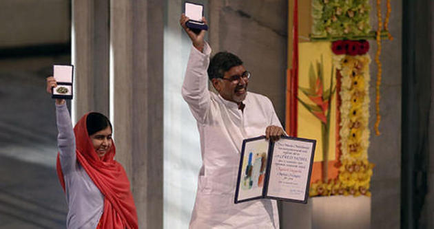 Malala Yusufzay ve Kailash Satyarthi Nobel Ödülleri’ni aldılar