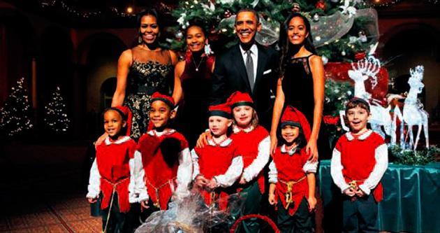 Obama’ların Noel özeni