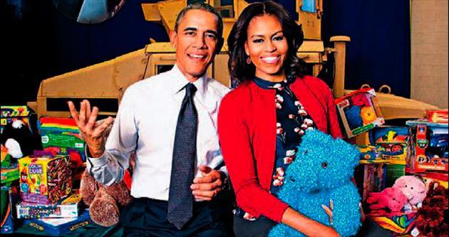 Barack’ı vale, Michelle’i garson zannetmişler