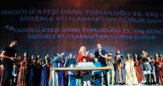 Anadolu Ateşi 15’inci yaşını pastayla kutladı