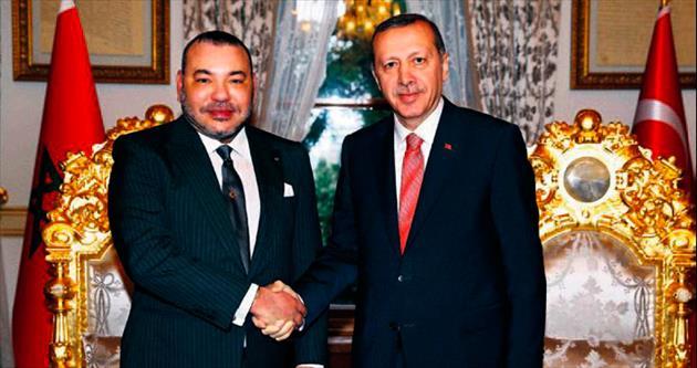 Cumhurbaşkanı Erdoğan Fas Kralı ile bir araya geldi