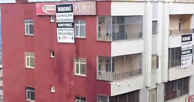 Paralel yapının dershanesinde Uludere pankartı!