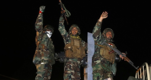 Kobani’deki Peşmerge birliğinde nöbet değişimi