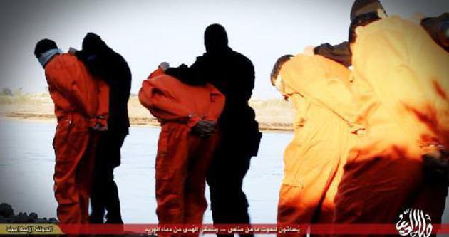 IŞİD 12 Iraklıyı mürted diyerek infaz etti!