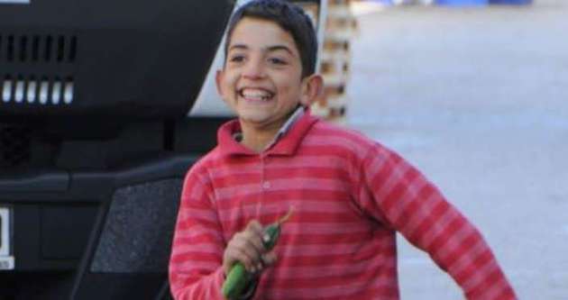 Suriyeli çocuğun ’en acı’ sevinci