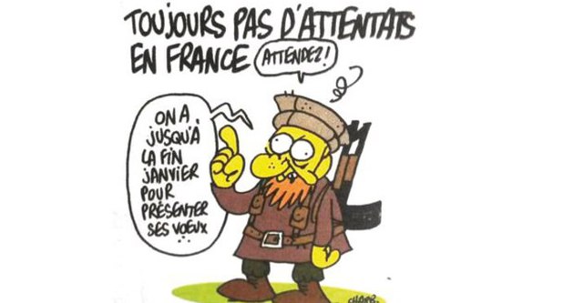 Charlie Hebdo’dan kehanet gibi karikatür