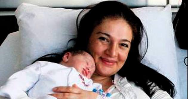 Aliye Çetinkaya ikinci kez anne oldu