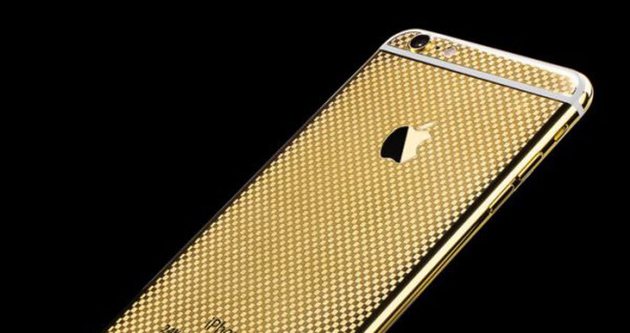 iPhone 6 24K altınla kaplandı