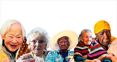 İşte dünyanın en yaşlı 6 kadını
