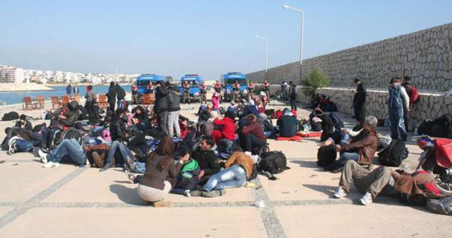 Balıkçı teknesinde 140 Suriyeli yakalandı