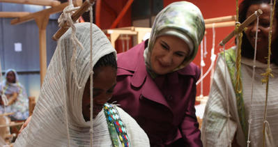 Emine Erdoğan Etiyopya Ulusal Müzesi’ni ziyaret etti