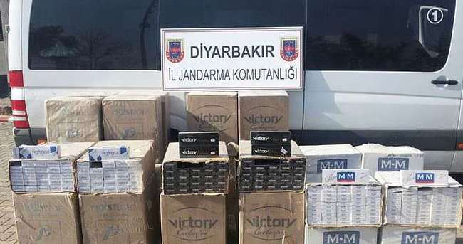 Diyarbakır’da kaçak sigara operasyonu