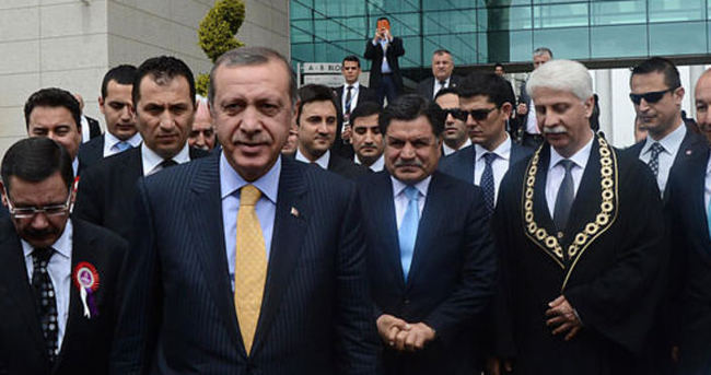 Haşim Kılıç, Erdoğan’ı kapıda karşıladı