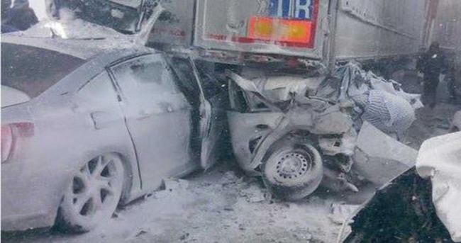 İstanbul-Silivri yolunda zincirleme trafik kazası