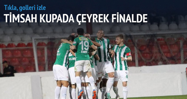 Bursaspor çeyrek finalde