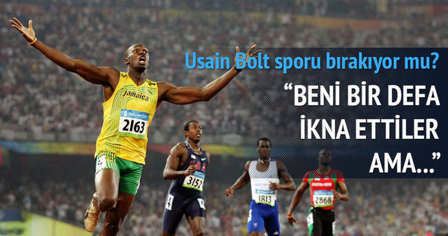 Usain Bolt spor bırakmıyor mu?