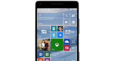 Windows 10, telefonlar için çıktı