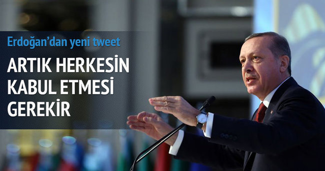 Cumhurbaşkanı Erdoğan’dan yeni tweet: Meşruiyetleri sorgulanıyor