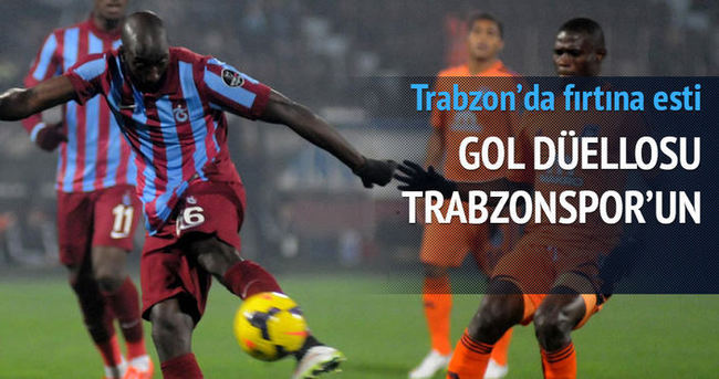 Gol düellosu Trabzonspor’un