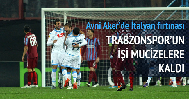 Trabzonspor’un işi mucizelere kaldı