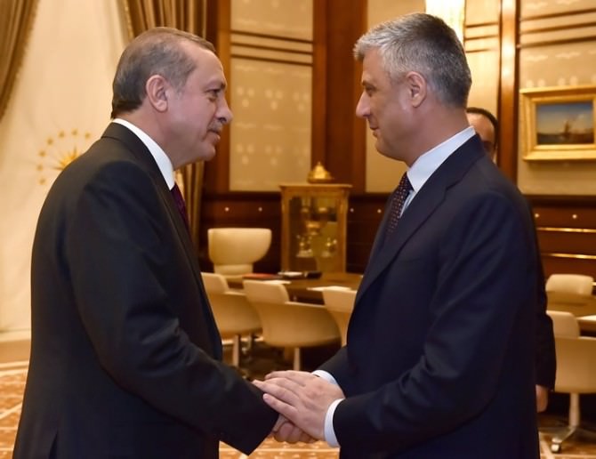 Erdoğan, Kosova Başkan Yardımcısı Ve Dışişleri Bakanı Taçi’yi Kabul Etti