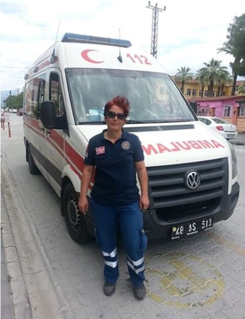 Özel Haber 4 Çocuk Annesi Ambulans Şoförünün Başarısı