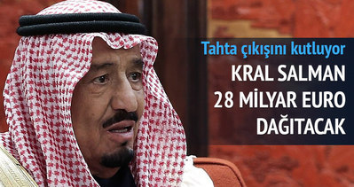 Suudi kralı halkına 28 milyar euro dağıtıyor