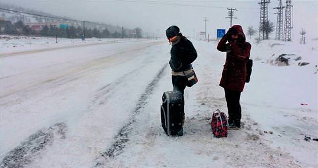 Şehirlerarası ulaşım ’dondu’
