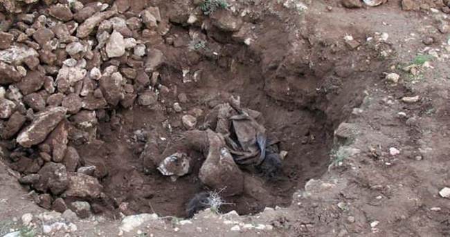 Şanlıurfa’da çobanlar toprağa gömülü 2 ceset buldu