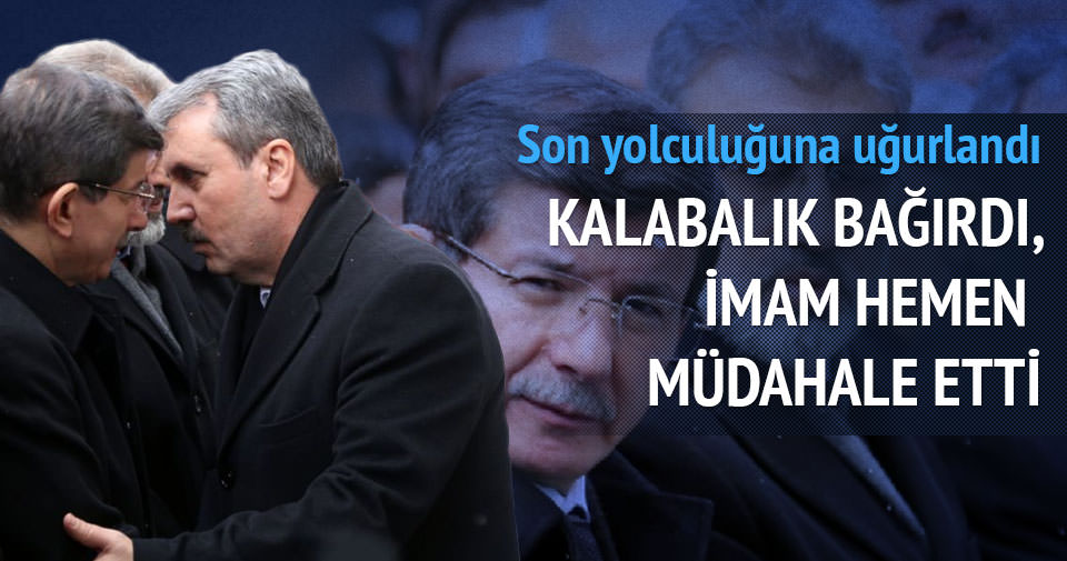 Başbakan Davutoğlu Fidan Yazıoğlu’nun cenazesine katıldı