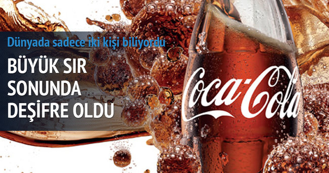 Coca Cola’nın büyük sırrı deşifre oldu!