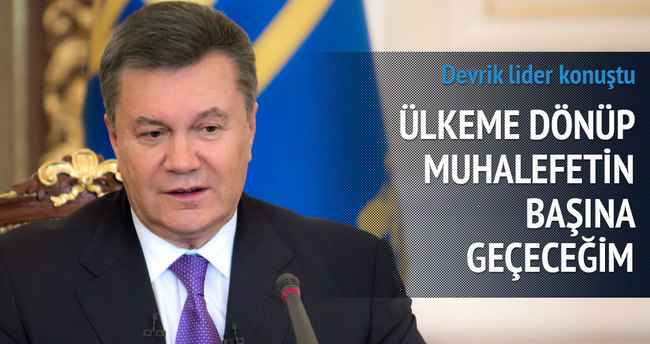 Yanukoviç Ukrayna’ya dönmek istiyor