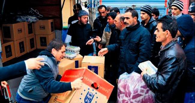 Türkmenlere yardım eli