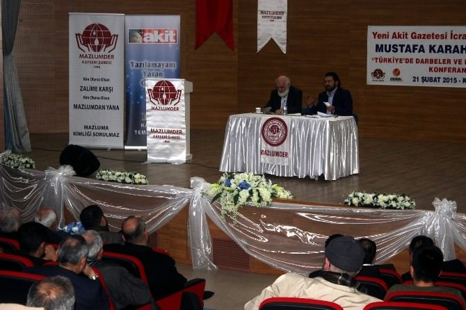 Mustafa Karahasanoğlu’ndan ‘Darbeler Ve Basın Özgürlüğü’ Konferansı