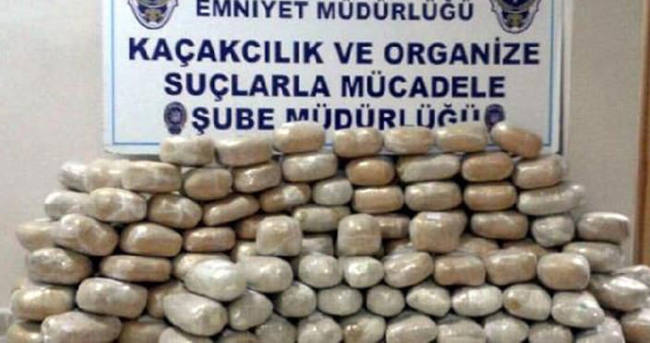 205 kilo esrarla yakalan polis memuru tutuklandı