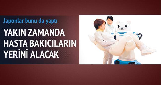 Japonlar robot hasta bakıcı yaptı