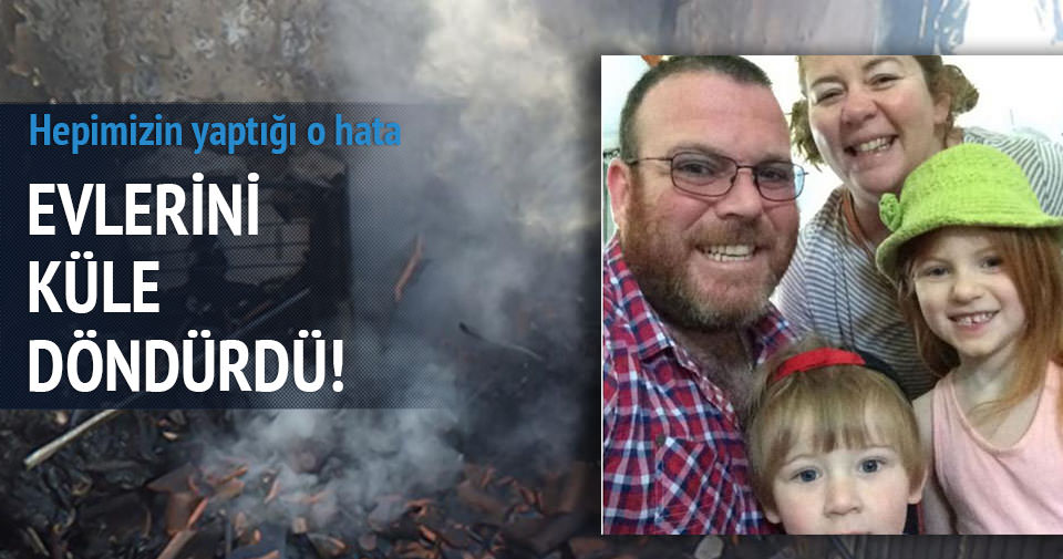 Oda penceresindeki kavanoz evi yaktı