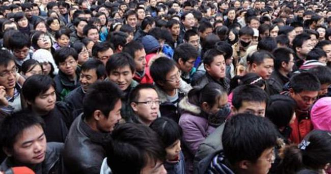 Çin’in nüfusu 7 milyon arttı