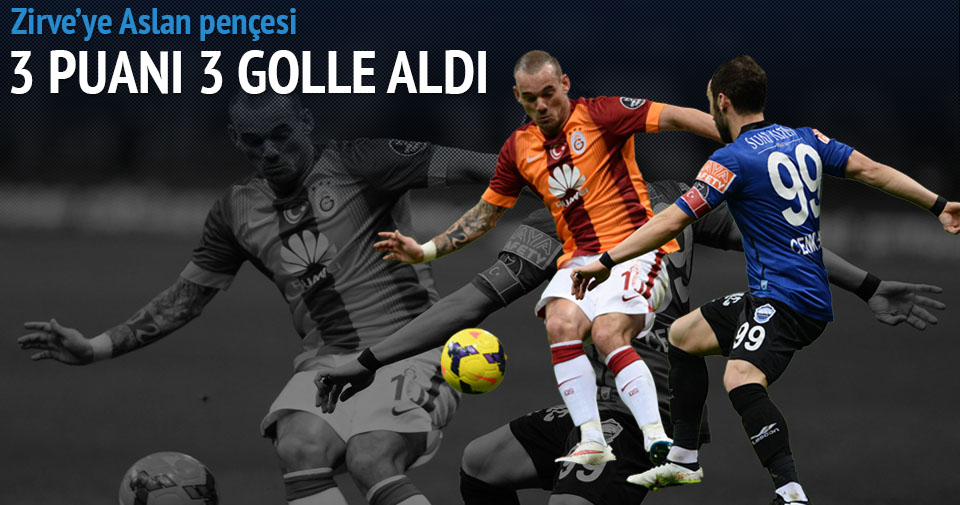 Galatasaray Kayseri Erciyes maçı özeti ve golleri Zirveye Aslan pençesi