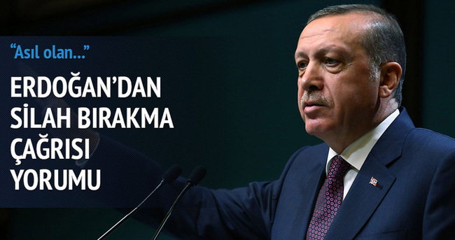 Erdoğan: Bu çağrı çok önemli bir beklentiydi