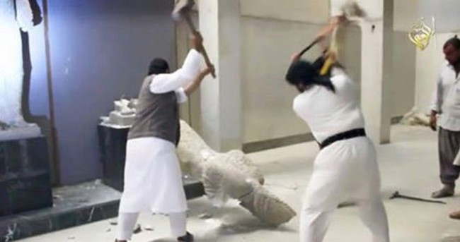 IŞİD’in yıktığı heykeller kopyaymış