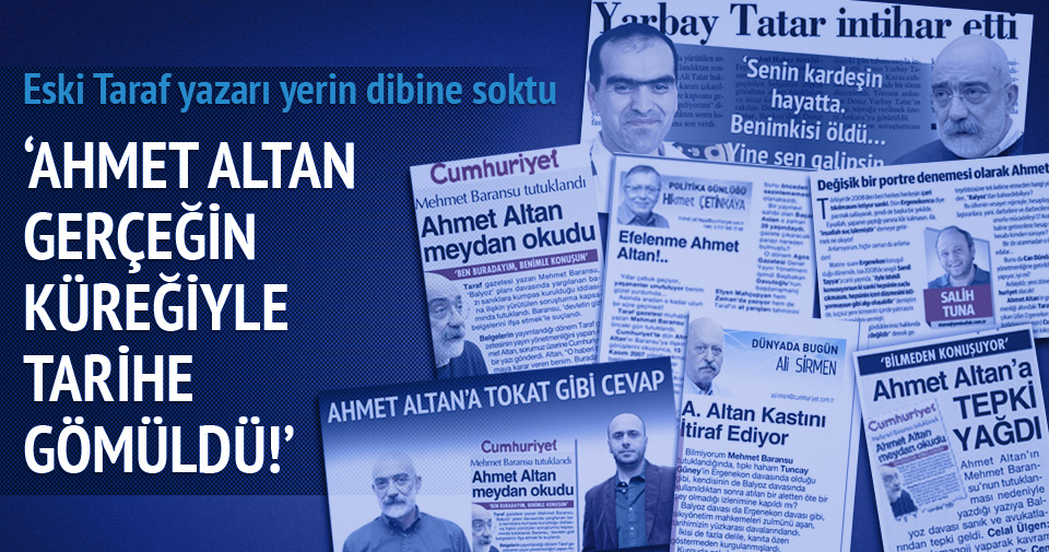 Eski Taraf yazarı yerin dibine soktu