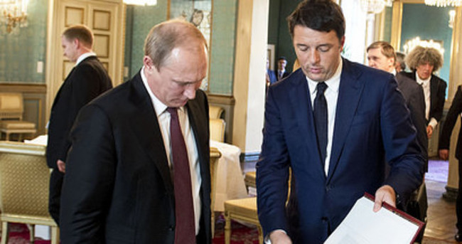 Putin ve Renzi görüştü