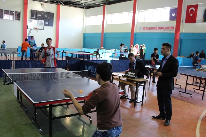 Sason’da Okul Turnuvaları Masa Tenisi İle Start Aldı