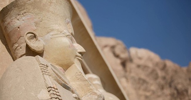 Kadın firavun Hatşepsut’un tapınağı ilgi çekiyor
