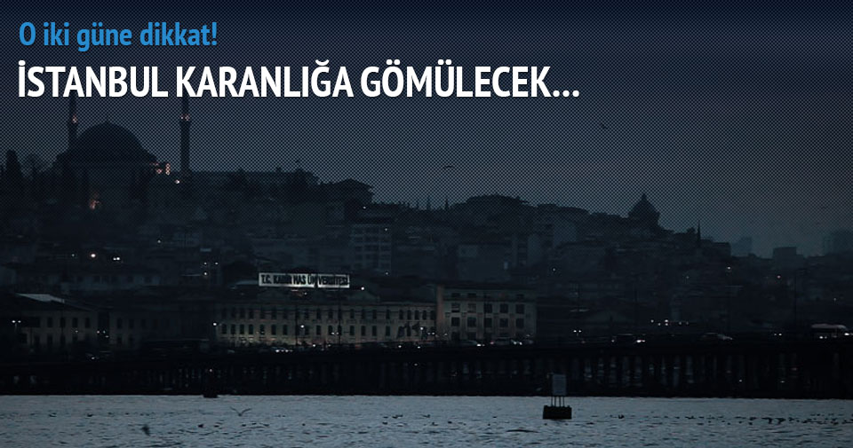 İstanbul’da elektrik kesintisi