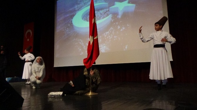 Kars’ta 12 Mart İstiklal Marşı’nın Kabulü Ve Mehmet Akif Ersoy’u Anma Günü