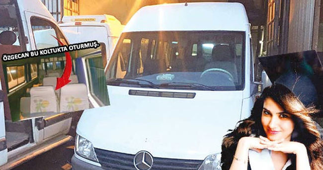 Özgecan’ın katledildiği minibüs ortaya çıktı